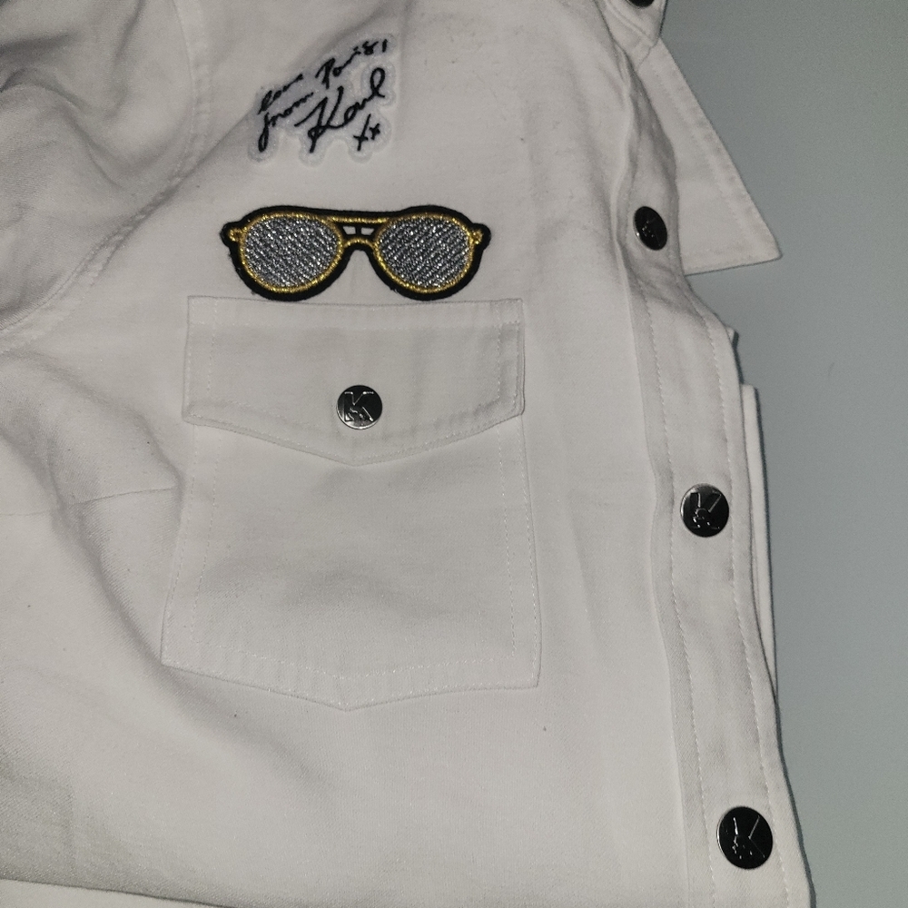 Karl Lagerfeld Classic White Apparel - Picture 10 of 16